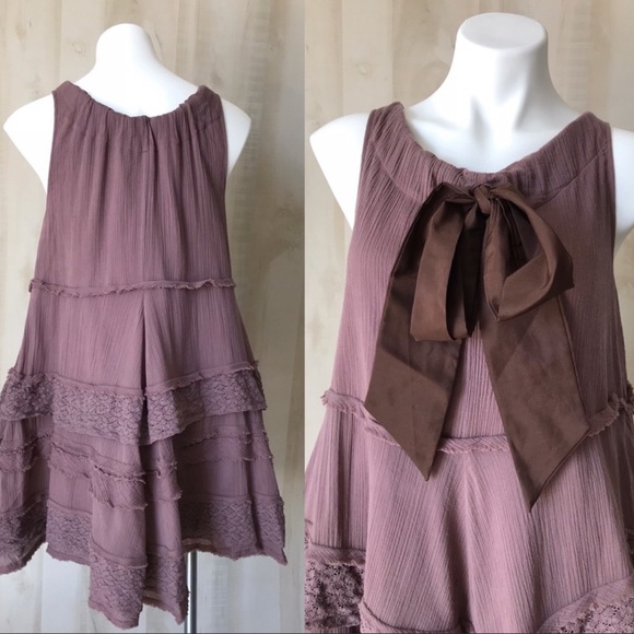 Anthropologie Dresses & Skirts - Anthropologie Zehavale layered trapeze dress 6